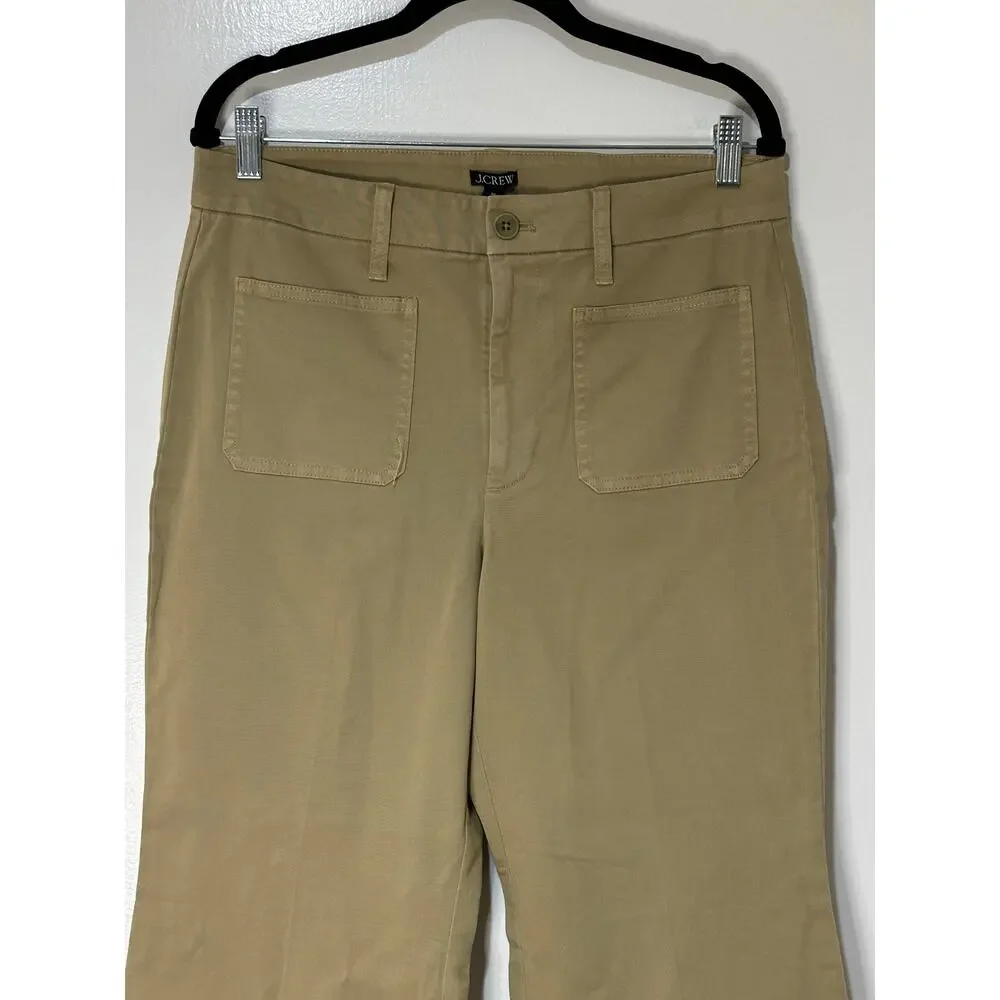 J. Crew Women's Khaki Stretch Pants Size 30 NWT Preppy Minimalist School